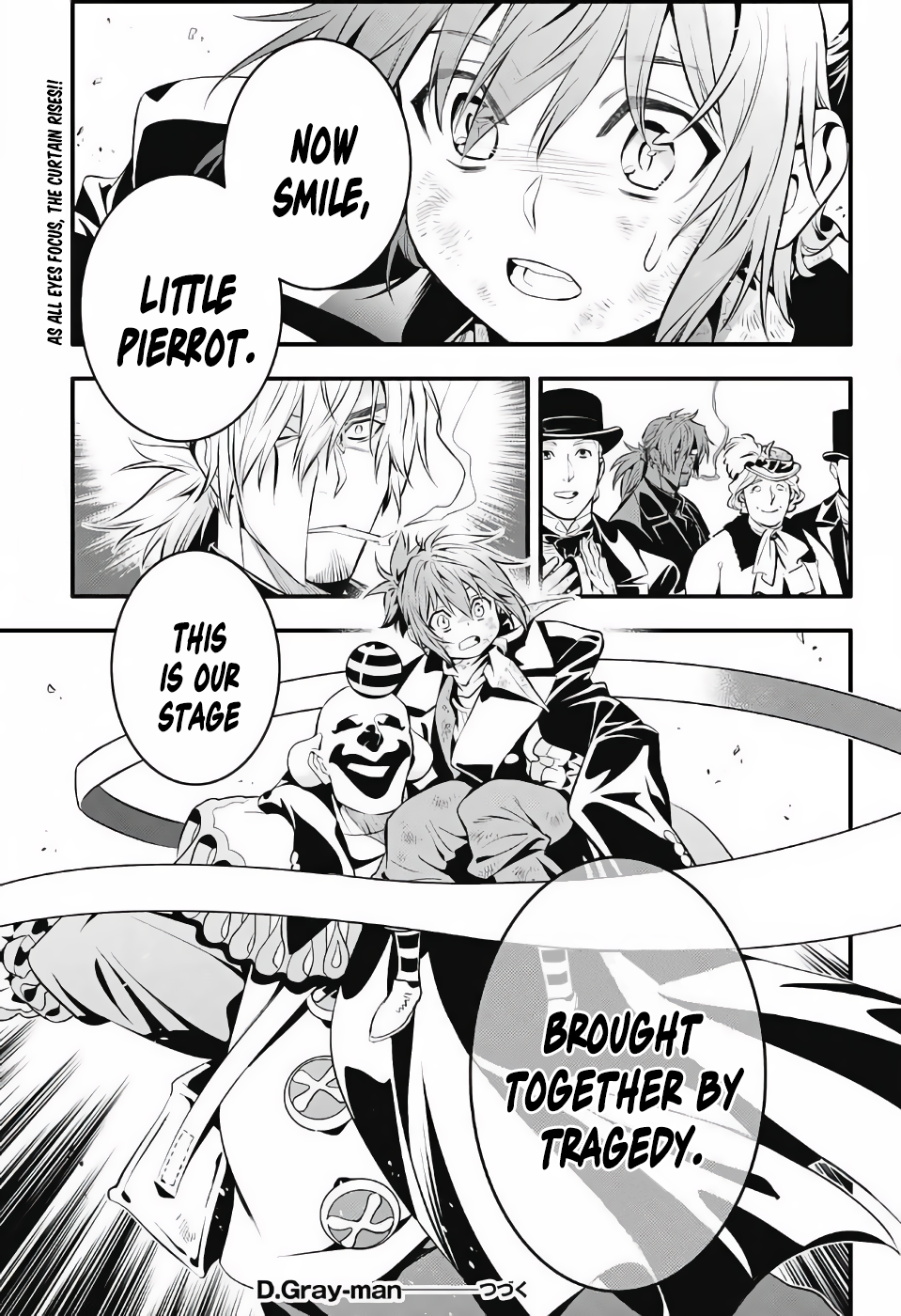 D Gray Man Chapter 236 Saying Goodbye To A W Red And The Pierrot