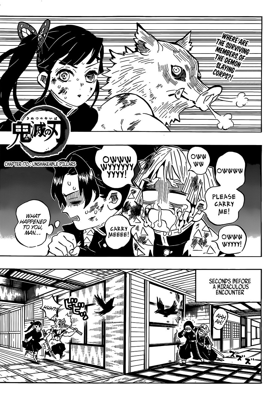 Kimetsu No Yaiba Chapter 170 Unshakeable Pillars